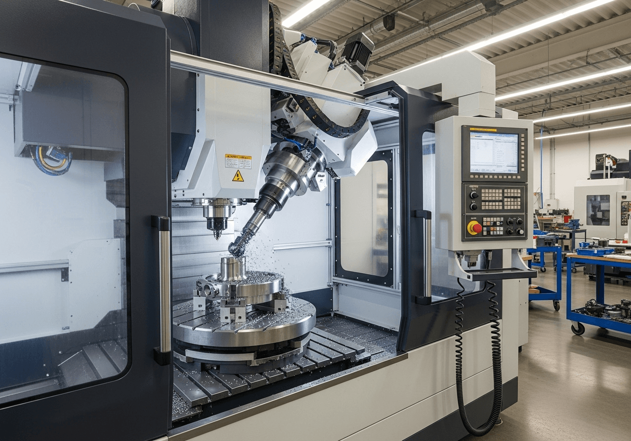 5-Axis Machining Center at UNI Engineering Workshop